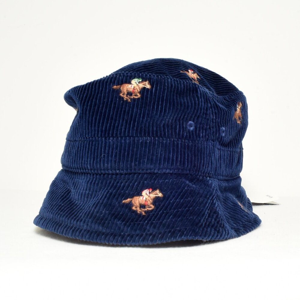 POLO RALPH LAUREN Equestrian Corduroy Bucket Hat S/M